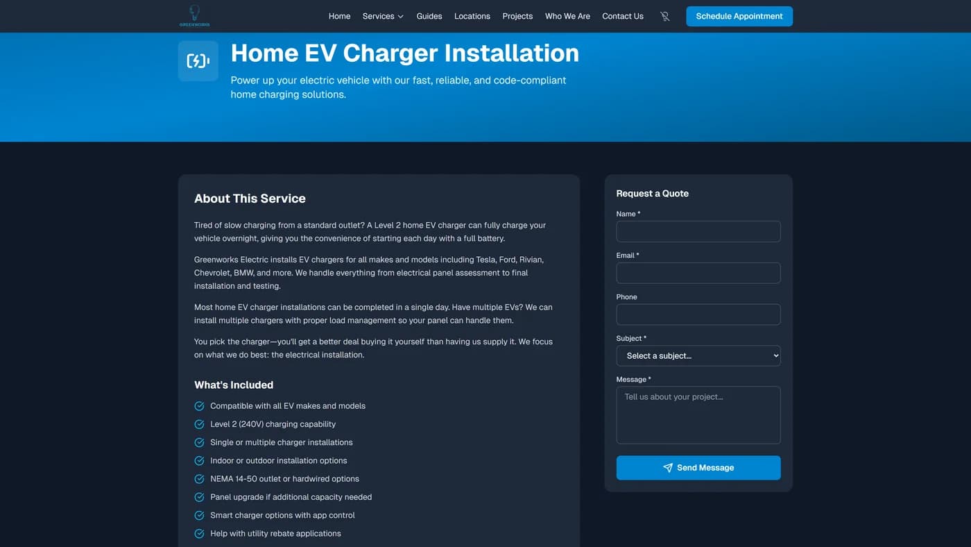 Detailed service guide